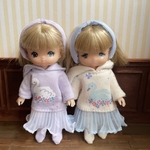 M2308 ミキちゃんマキちゃん ハンドメイド 服 スワンワンピース