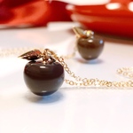『apple de chocolat』ネックレス