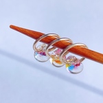 ハンドメイドビーズのステッチマーカー　カラフルミックス
