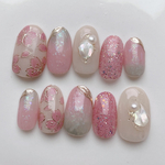 ＮＯ.１５８✳︎spring flower♡gradation 桜ネイル　春ネイル　グラデーションネイル　成人式ネイル　卒業式ネイル　入学式ネイル　ブライダルネイル　ニュアンスネイル　フラワーネイル
