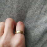 こがねいろのシンプルリング