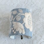 インド刺繍リボンのポニーテールフック