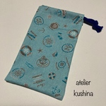 縦長巾着袋☆箸袋24×13🦄ユニコーン柄🎀女の子