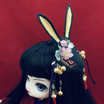 小さな兎面の髪飾り〜春眠酔夢にして暁を覚えず〜
