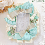 硬質ケース❤︎硬貨ケース❤︎トレカケース❤︎硬化ケース❤︎B8❤︎デコ❤︎ミントグリーン ホワイト ゴールド パール❤︎くまのみみ。🧸❤︎【No.209】❤︎