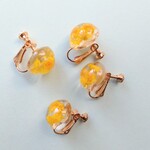 春色かすみ草イヤリング