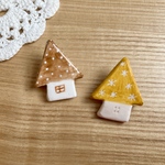 石粉粘土ブローチ　お家セット