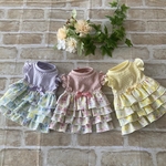 オーダー☆再再販！ミモザとお花畑の春ワンピ☆