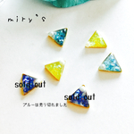 カラフル・三角・ピアス☆