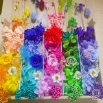 A5サイズ  5色　プリザーブドフラワー花材　ハーバリウム花材　ドライフラワー花材　キャンドル花材　リース花材　花材　プリザーブドフラワーセット