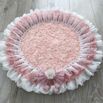お花見カフェマット🌸犬用　円形2way（直径52ｾﾝﾁ程）
