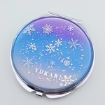 雪の結晶　グラデーションコンパクトミラー
