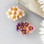 帯留め・満開の桜・ サーモンピンク 和装 na-mia　送料無料