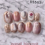 4008 ネイルチップ　現品　サイズ変更別料金　ピンク　ベージュ　着物　成人式　結婚式　フォトウエディング　ドレス　つけ爪