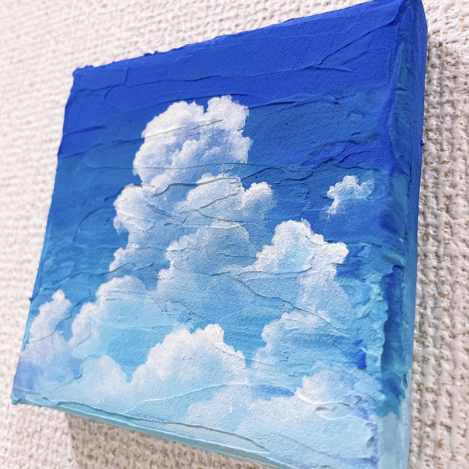 アクリル画　原画　インテリア　F4 自然　空　雲 アクリル画 原画 インテリア F4 自然 空 雲 アクリル画 原画