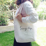 Sunny day ロングLサイズ ロゴトートバッグ