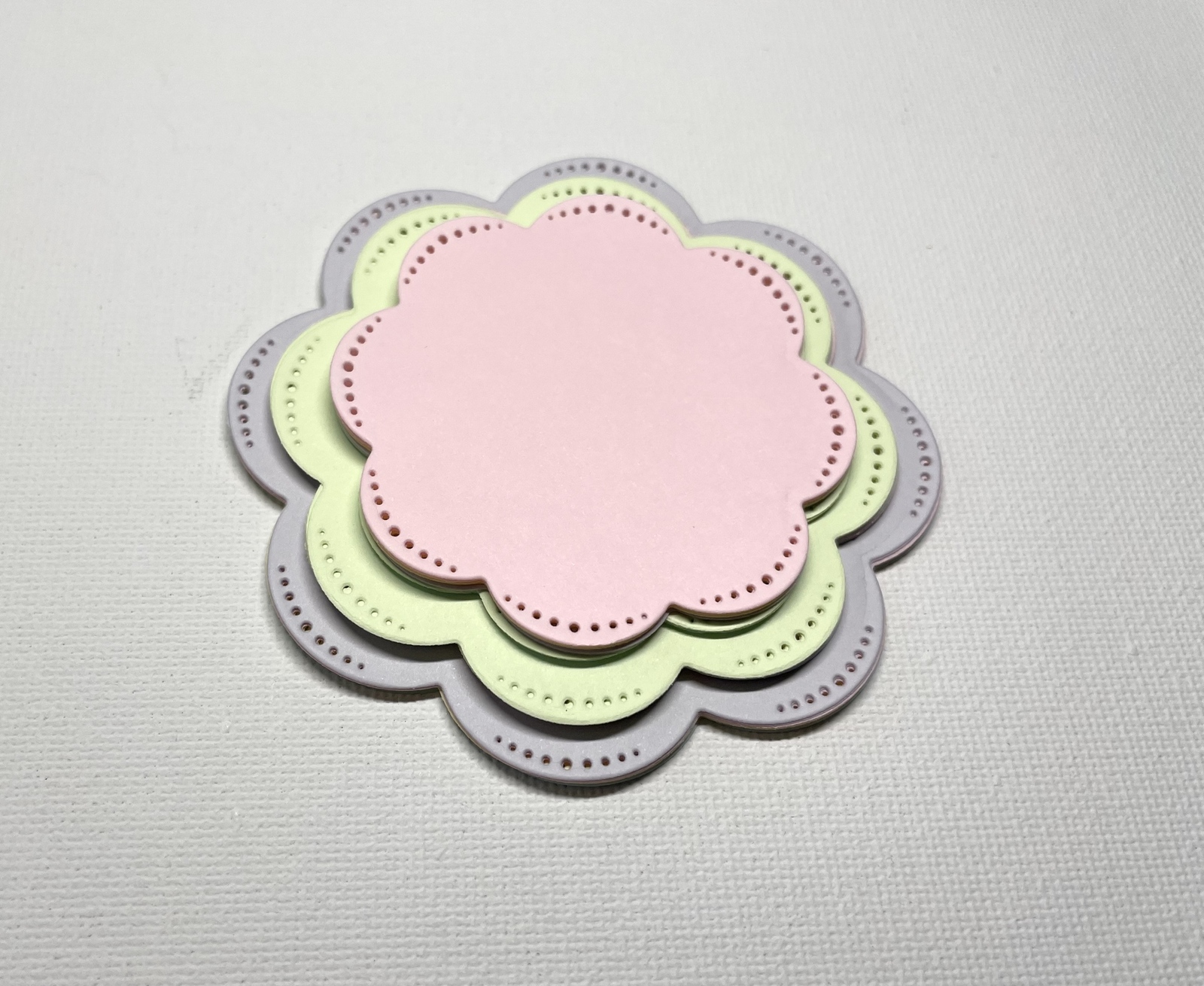 花パーツ・カード オーダー受付ページ♡ お花の形のメッセージカード 30枚 ダイカット ペーパークラフト No.45a