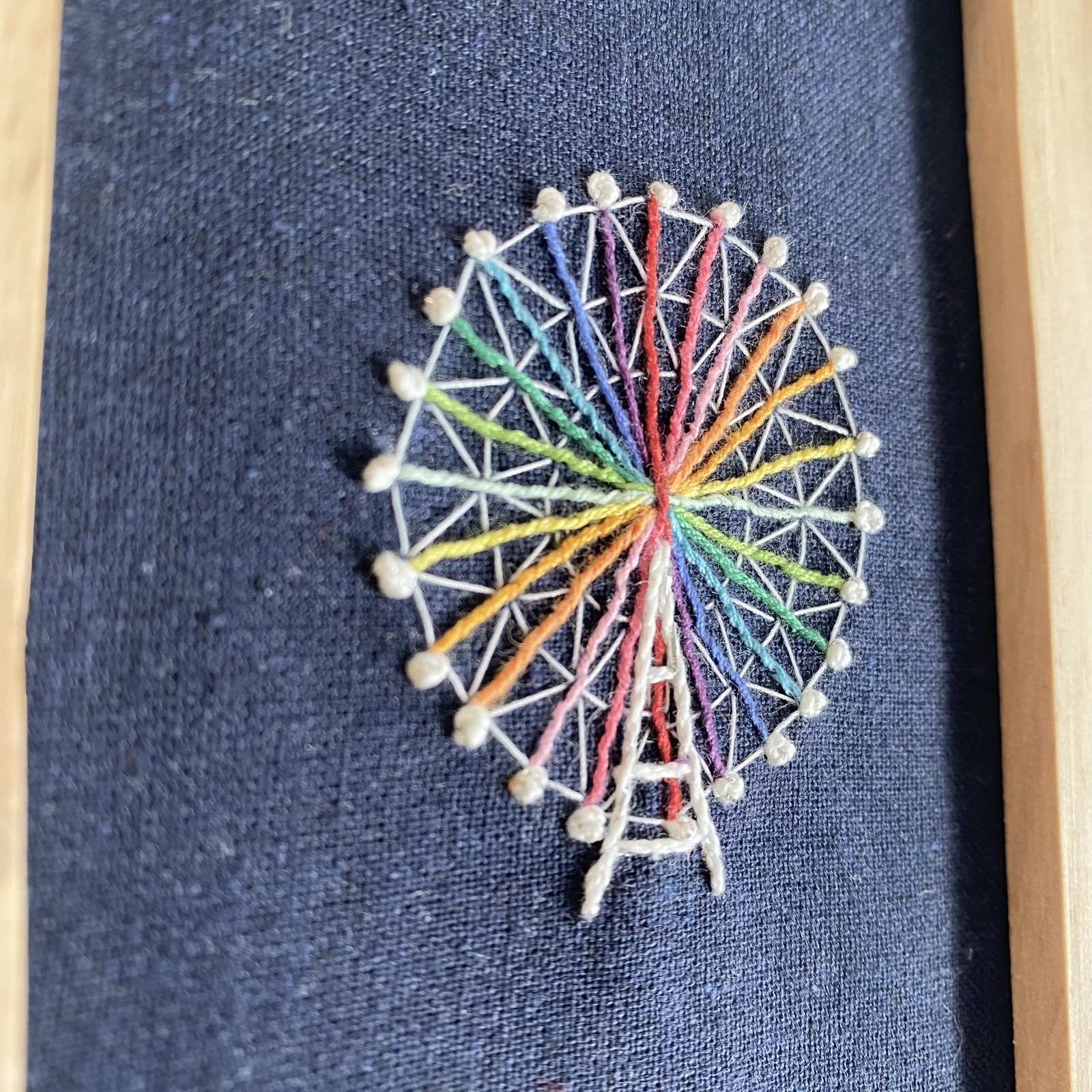 刺繍 フレーム 観覧車 - kantaro928 | minne byGMOペパボ 国内