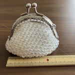 ⑨ビーズのがま口小銭入れ