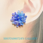 ［再販8］勿忘草の耳飾りピアス　イヤリング  #minne_new  #勿忘草　#わすれな草