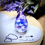 レジンペンダント しずく型 桜 春