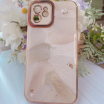 iPhone12ケース　テクスチャーアート　ニュアンス　大人　シンプル　アルコールインクアート