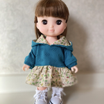 パーカーワンピース　メルちゃん　ソランちゃん