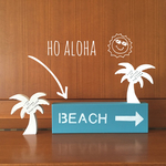 BEACH　ｳｯﾄﾞｻｲﾝﾎﾞｰﾄﾞ