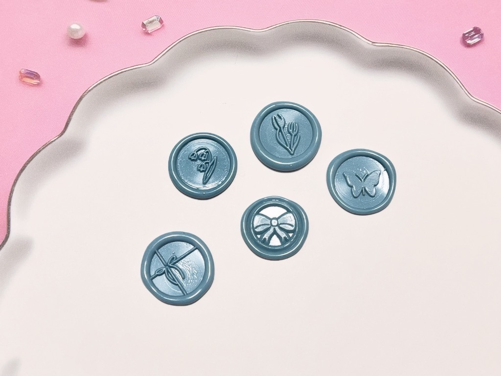 ミニ花・リボン・蝶/シーリングスタンプ シール - Amy's Lab | minne