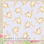 海外デザインペーパー　バーニーラベンダー