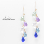 ブルードロップ(968) ピアス/イヤリング/ノンホールピアス/樹脂ピアス