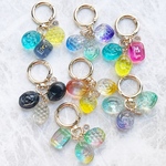 飴ガチャ🍬クリアドロップ　キーホルダーかヘアゴム選べます