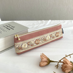インド刺繍リボンのペンケース