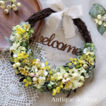 spring　小花のWelcome　ハーフリース