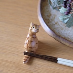 飾れる猫さんの箸置き