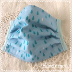 🉐500円🉐雨音のガーゼプリーツマスク💧サイズオーダー🆗