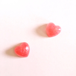 キラキラジュエリー レジンでゆめかわハートピアス