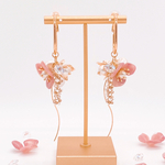 ゆらゆら春めくフラワーピアス/イヤリング　plaisir プレジール