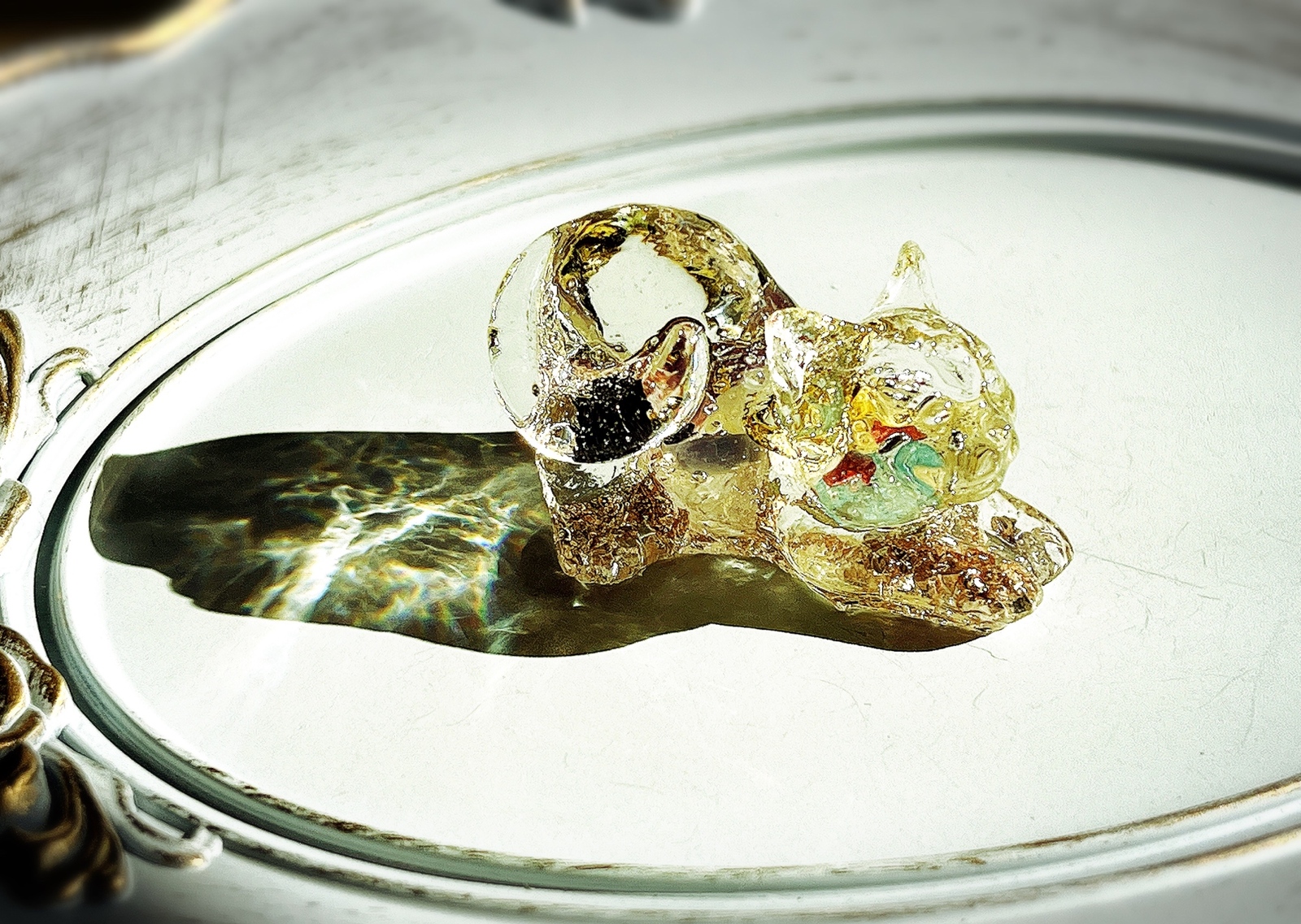 伸び～っと猫ちゃんオルゴナイト - ache9121 | minne byGMOペパボ 国内