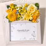 yellow フォトフレーム☆結婚式、誕生日、新築のお祝いに☆