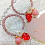 🍓小さないちごヘアゴム🍓ベビー☆キッズ⭐