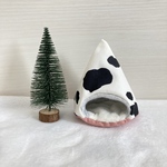 ハムスターのあったかテント⛺牛さん柄🐄　再販未定