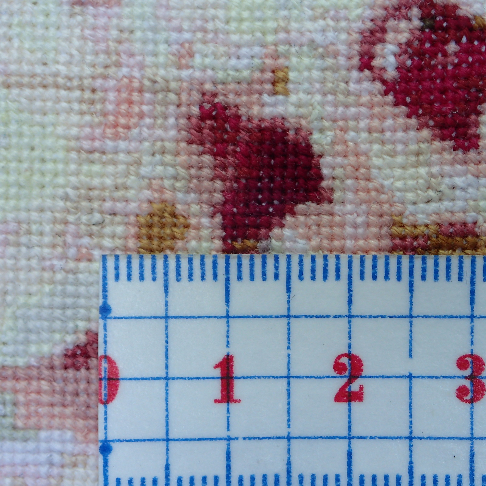 極小クロスステッチ完成品 沈丁花 - MIKIBLOOM'S GALLERY