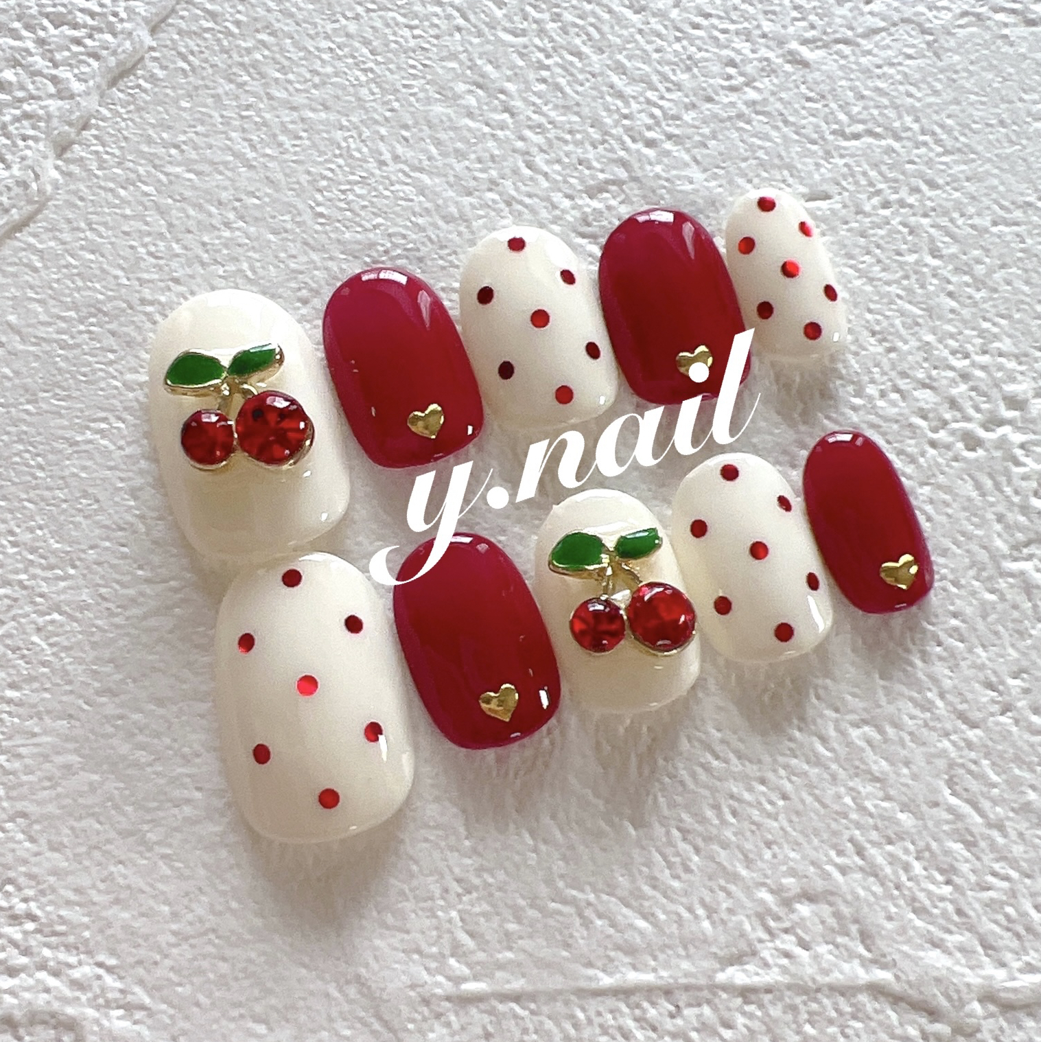 ネイルチップ ぽんみ様 R5 ネイルチップ さくらんぼ - y.nail | minne byGMOペパボ 国内