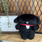 オーダー品　ほっこりわんこ　黒ペキちゃん