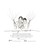 【専用出品】ウェディングツリー　結婚証明書【データ納品】