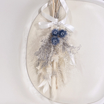 Blue & White〜ドライフラワースワッグ