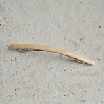 『stick』ロングバレッタ　マーブルベージュ　