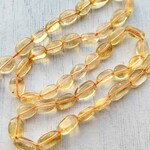 【約6～10×6mm 8個】シトリン　オーバル