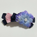 あじさいリボン(紺×ピンク)